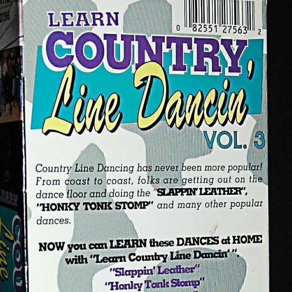 Country Line Dancin' Learn How To 1992 Volume 3 Vtg - Picture 2 of 5